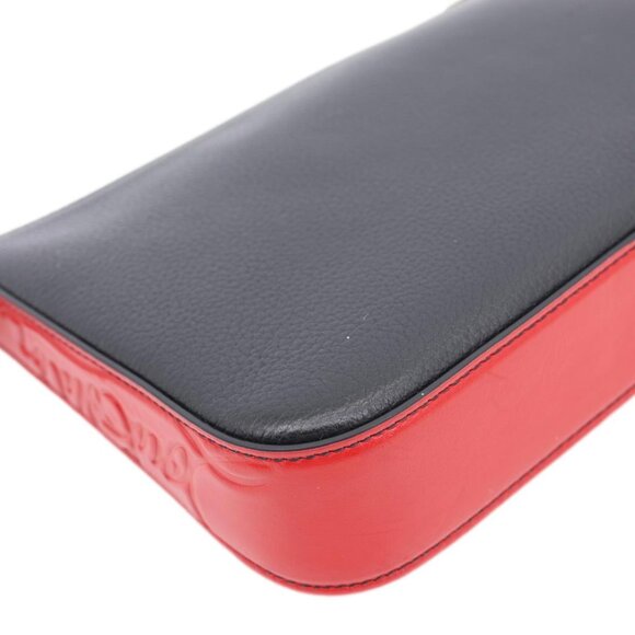 Christian Louboutin Loubila Hybrid Calf Leather Crossbody Bag Red - Picture 8 of 13